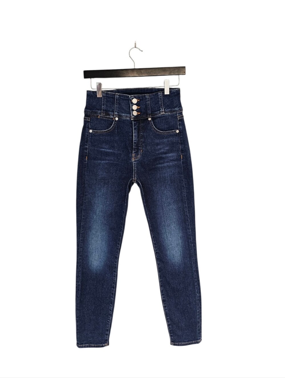 Veronica Beard Katherine Corest Extra! High Rise Skinny Dark Blue Jeans 26